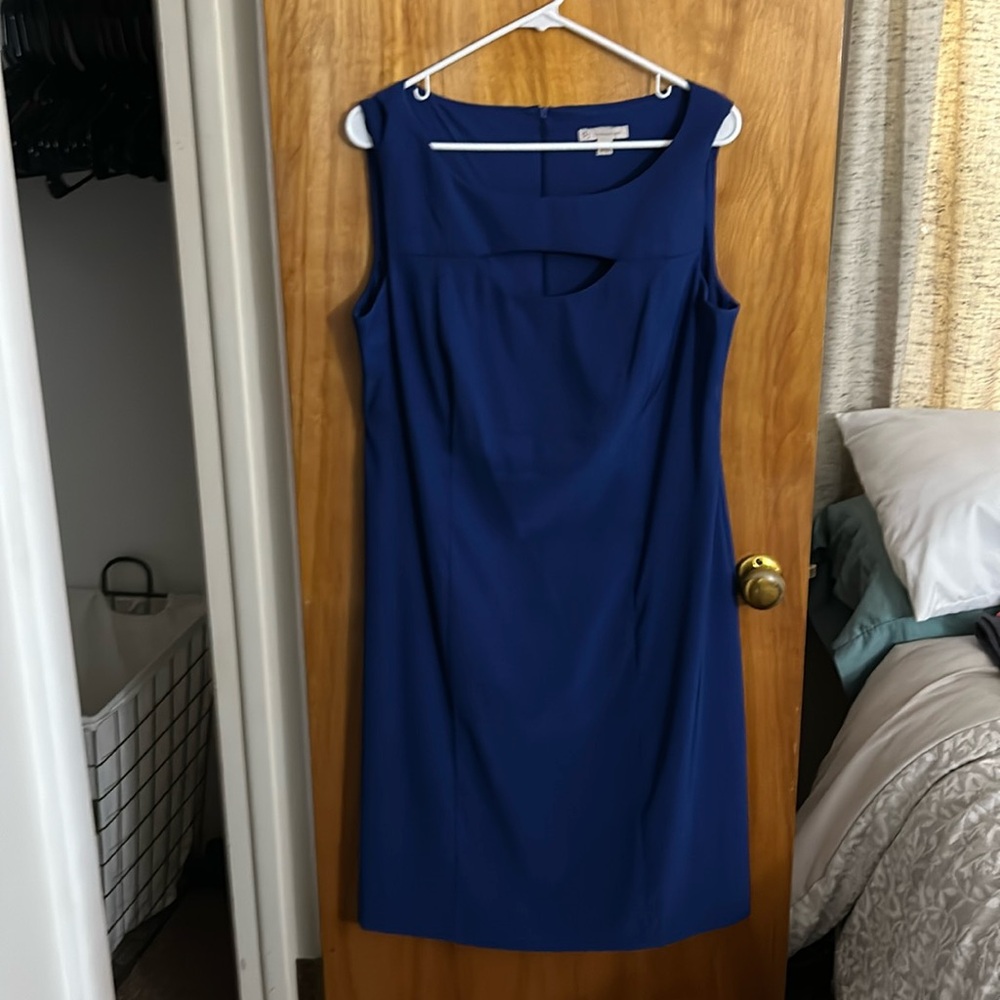 Blue dress